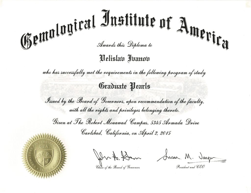 Velislav.Graduate Pearls