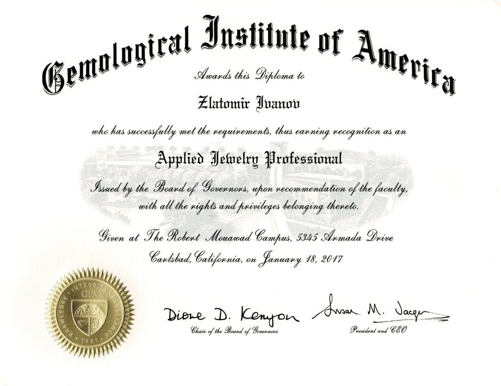 Zlatomir.Applied Jewelry Professional