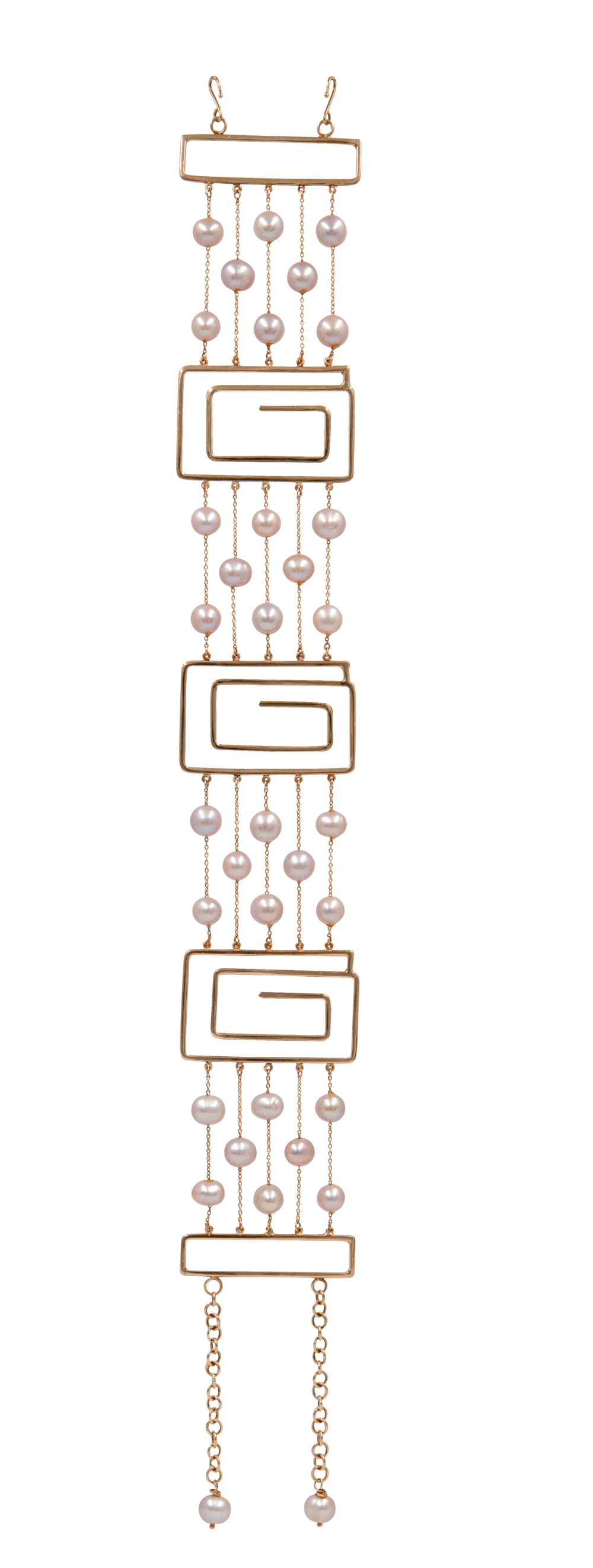 Gold Choker 'Antiquity' | 10.5 – 11.5 mm | Round Pearls - Image 3