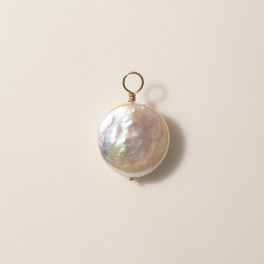 Pearl Pendant 'Elizabeth' | 'Coin' Pearl - Image 3