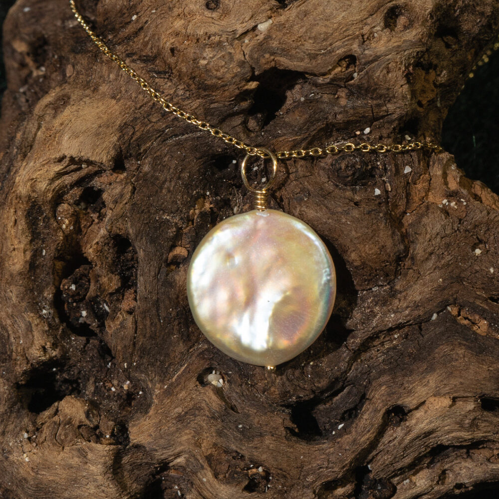 Pearl Pendant 'Elizabeth' | 'Coin' Pearl - Image 2